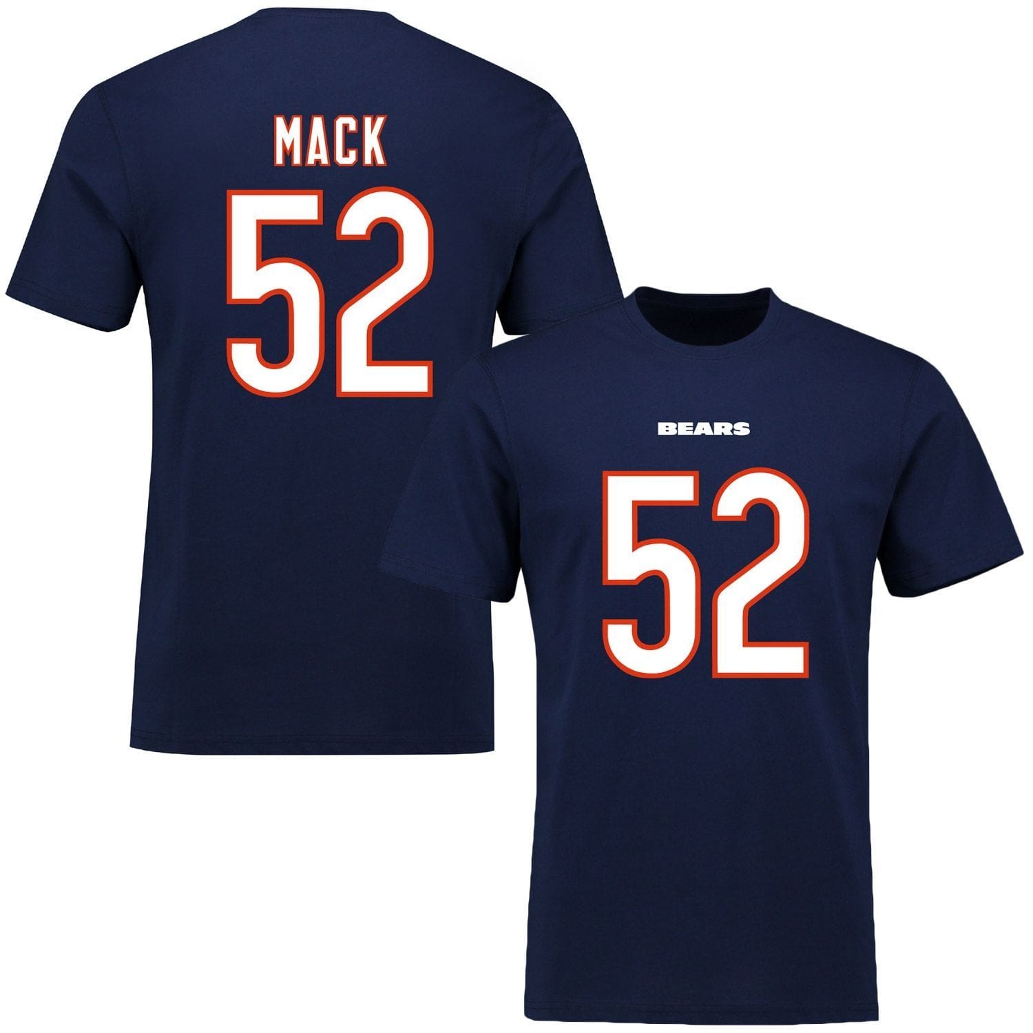 Khalil Mack #52 Chicago Bears Player Script NFL T-Shirt