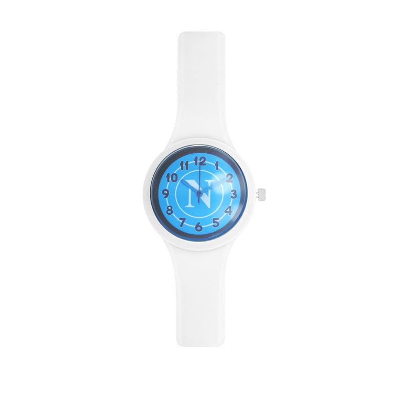 SSC Napoli Orologio Quadrante Azzurro Kid