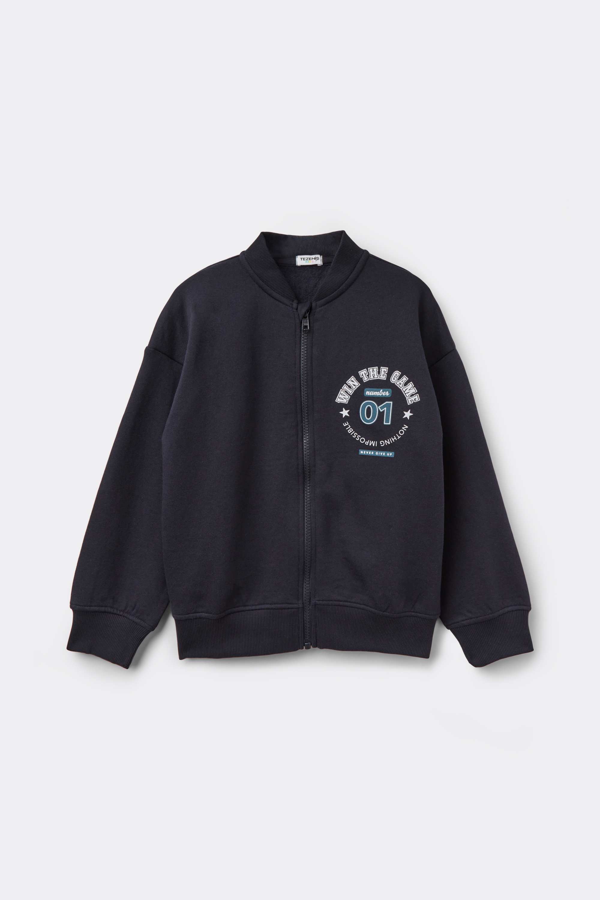 Kids Unisex Thick Sweatshirt with Zip