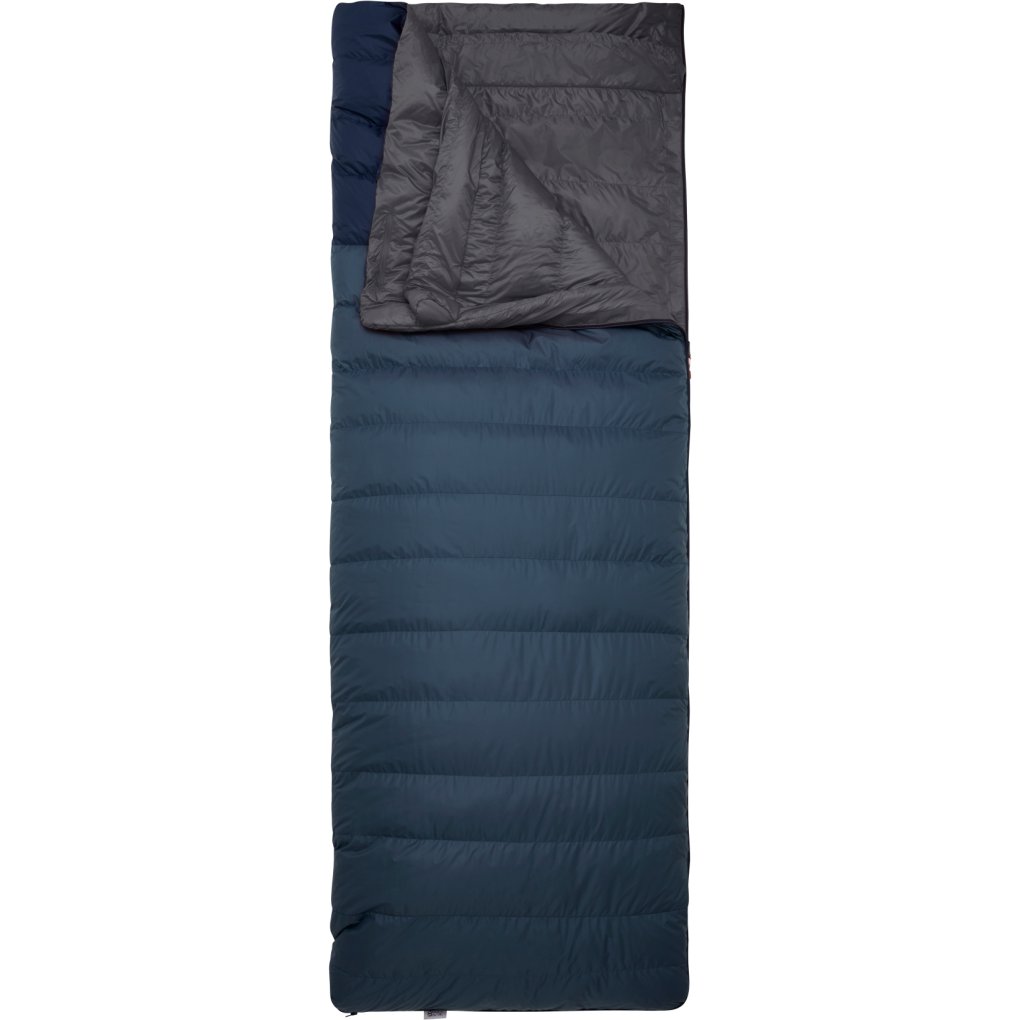 Rab Outpost 500 Down Sleeping Bag - Zipper left - tempest blue/orion blue