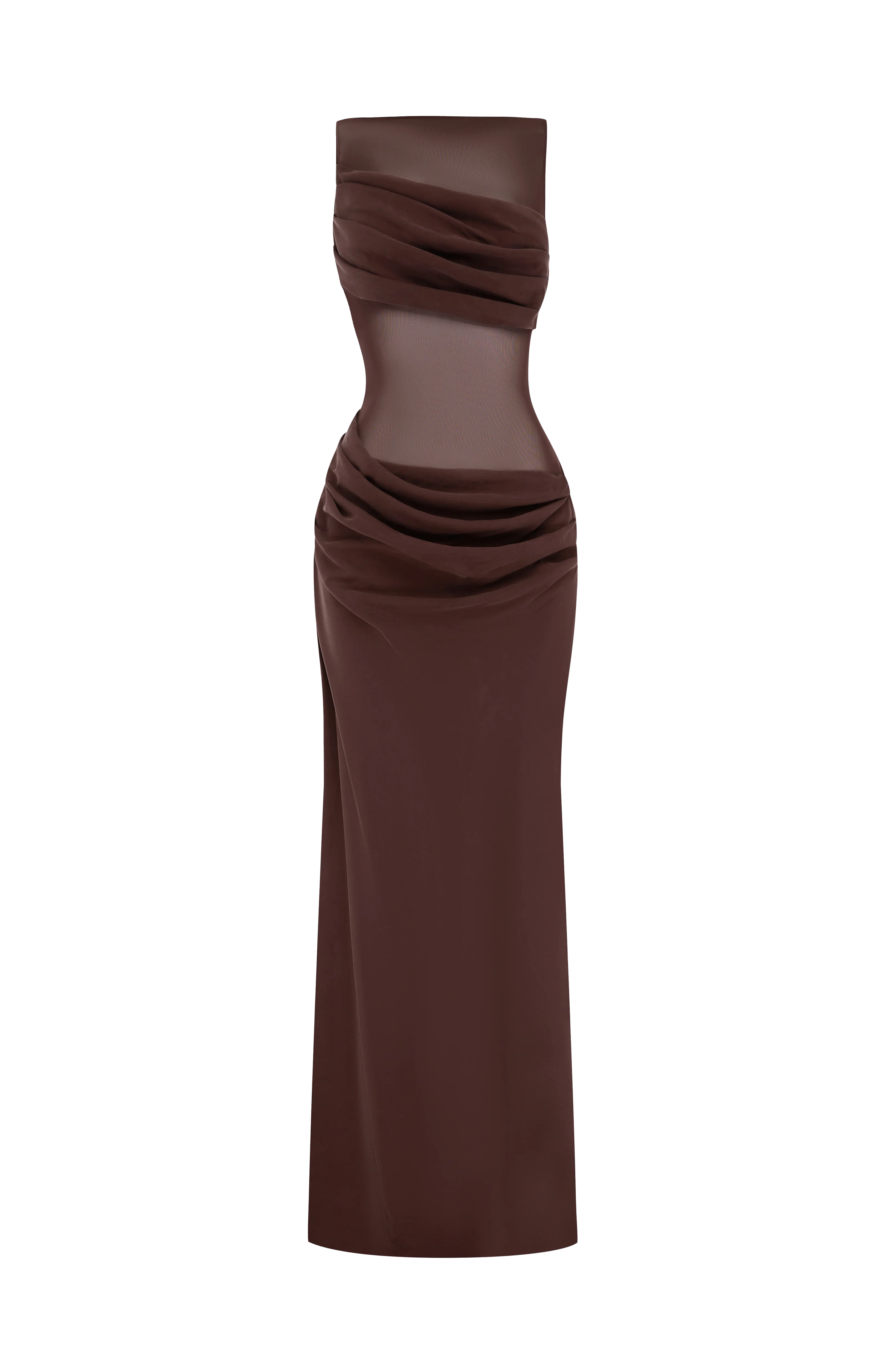 Gracelyn Maxi Dress - Plum Brown
