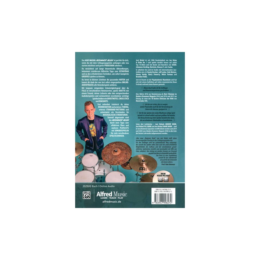 Alfred Music Publishing Jost Nickel Beginner Book D – Thomann Ireland