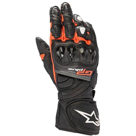 Alpinestars GP PLUS R V2 Gloves - FLUO - Black / RedRef : AP12638
