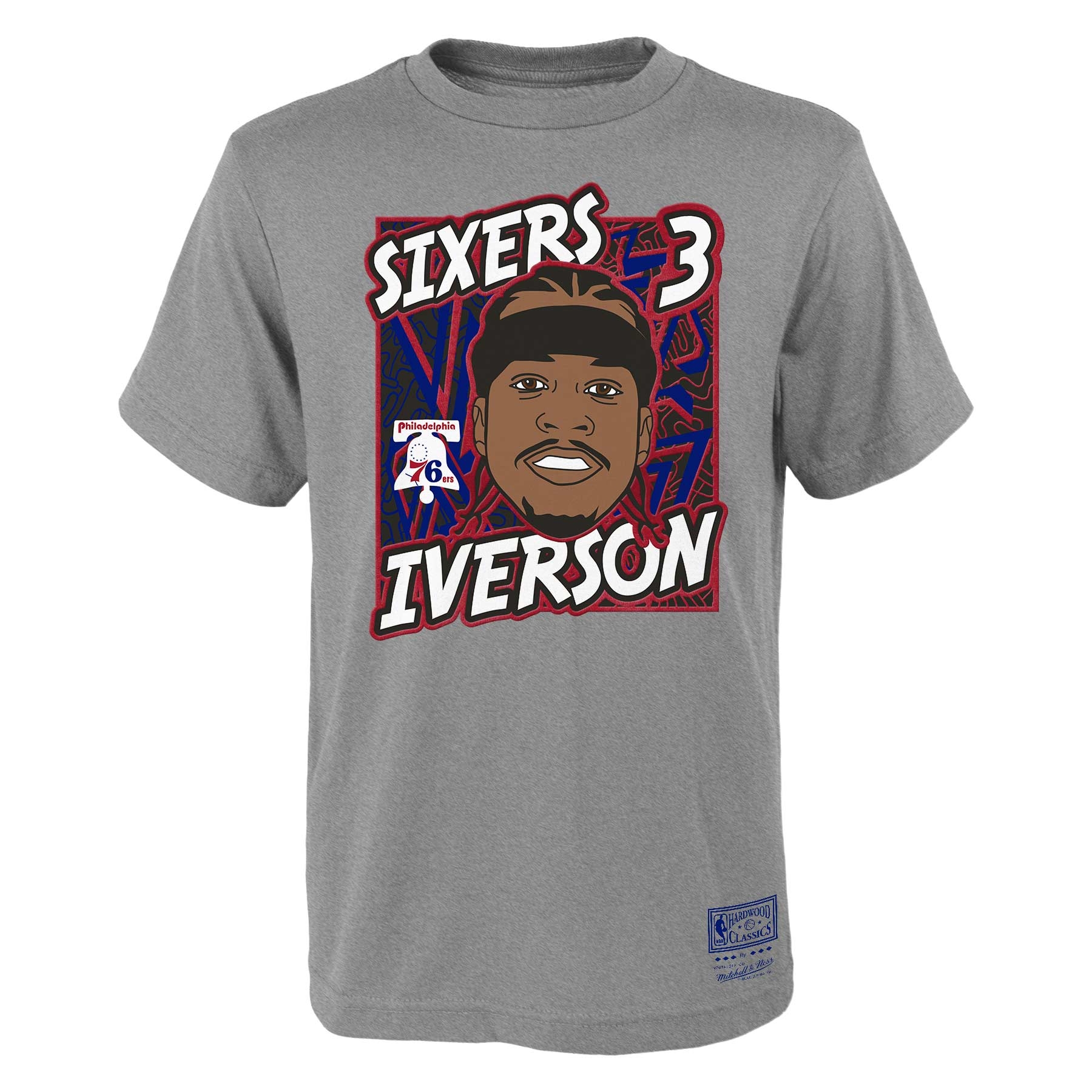 Allen Iverson Philadelphia 76ers Court King Youth NBA T-Shirt (YOUTH)
