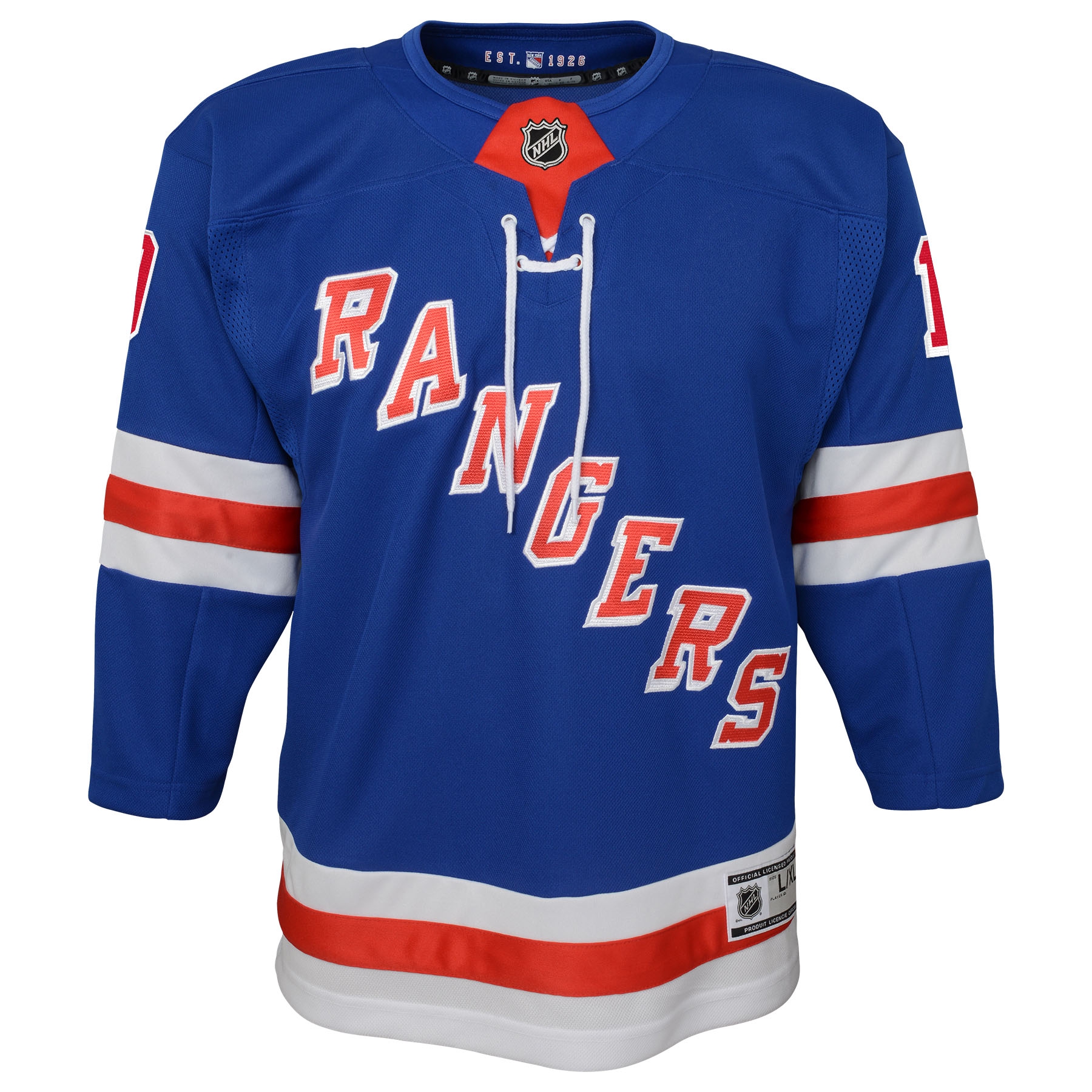 Artemi Panarin #10 New York Rangers Premier Youth NHL Jersey Blue (KIDS)