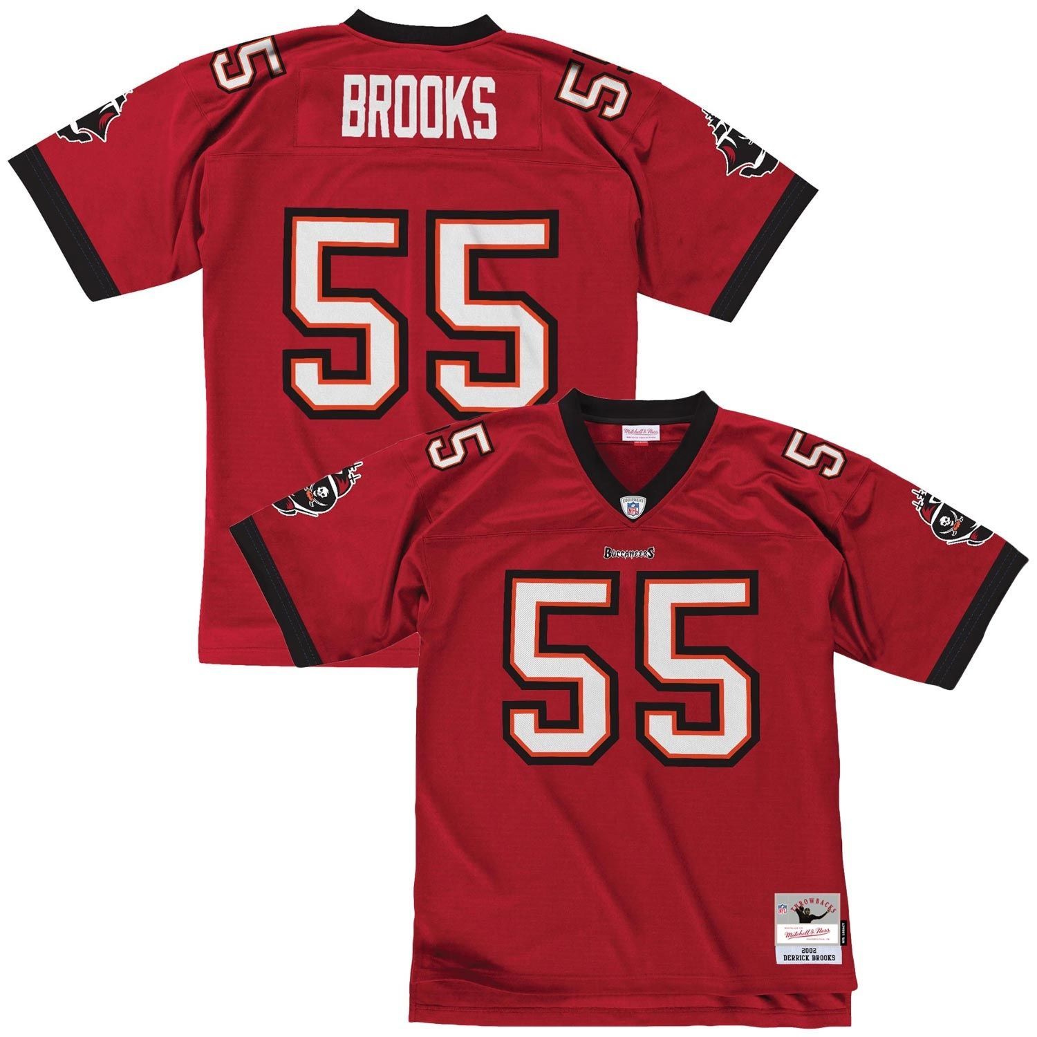 Derrick Brooks #55 Tampa Bay Buccaneers Legacy Throwback NFL Jersey