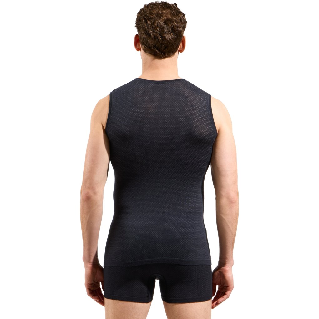 Odlo Performance Wool 140 Seamless Base Layer Singlet Men - black