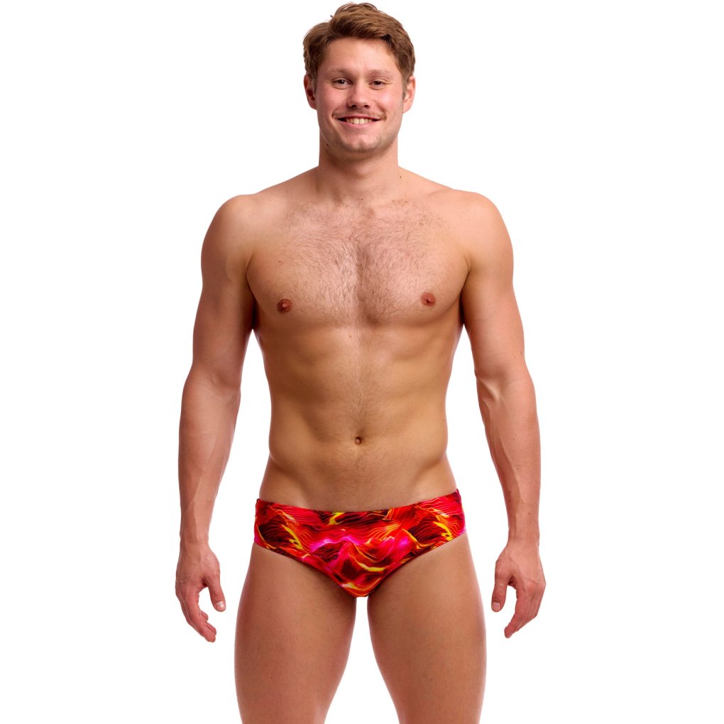 Funky Trunks Classic Eco Swim Briefs Men - Saucy Sonar