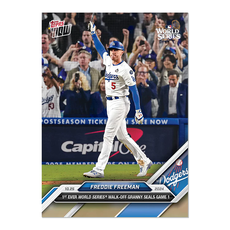 Freddie Freeman - 2024 MLB Topps NOW® Card 866 - LOOK FOR AUTO-RELICS & DUAL AUTO-RELIC
