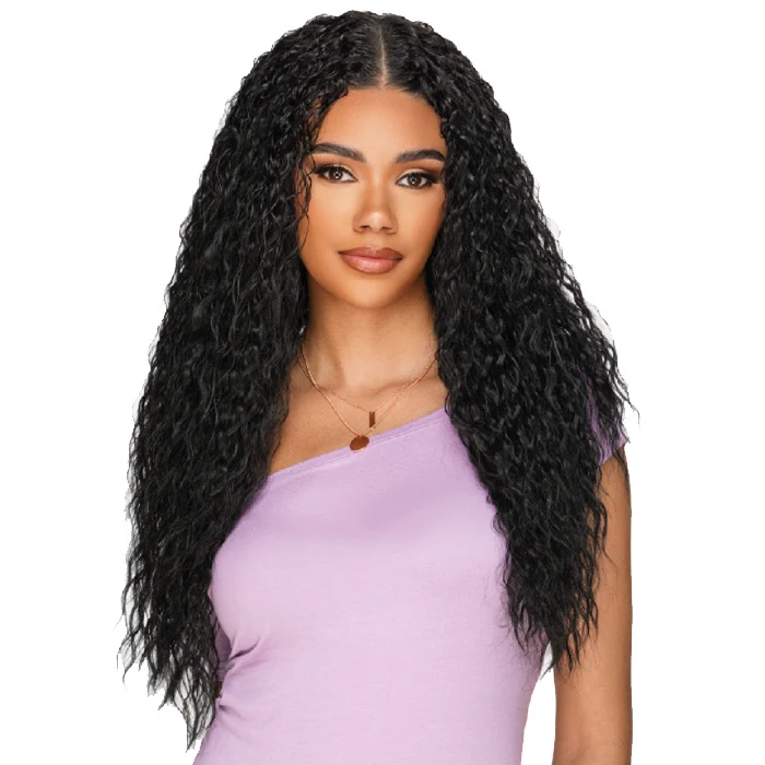Vivica A Fox 100% Human Hair Blend V-Part Wig - V-RING