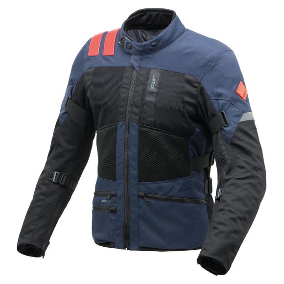 Motorcycle Jacket T.Ur Transfer Hydroscud® - Black / BlueRef: TUR0004