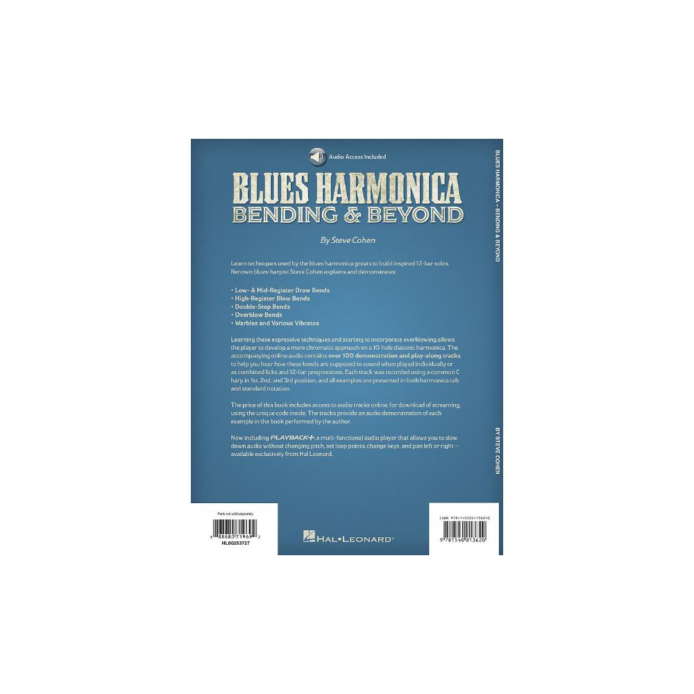 Hal Leonard Blues Harmonica Bending – Thomann Ireland