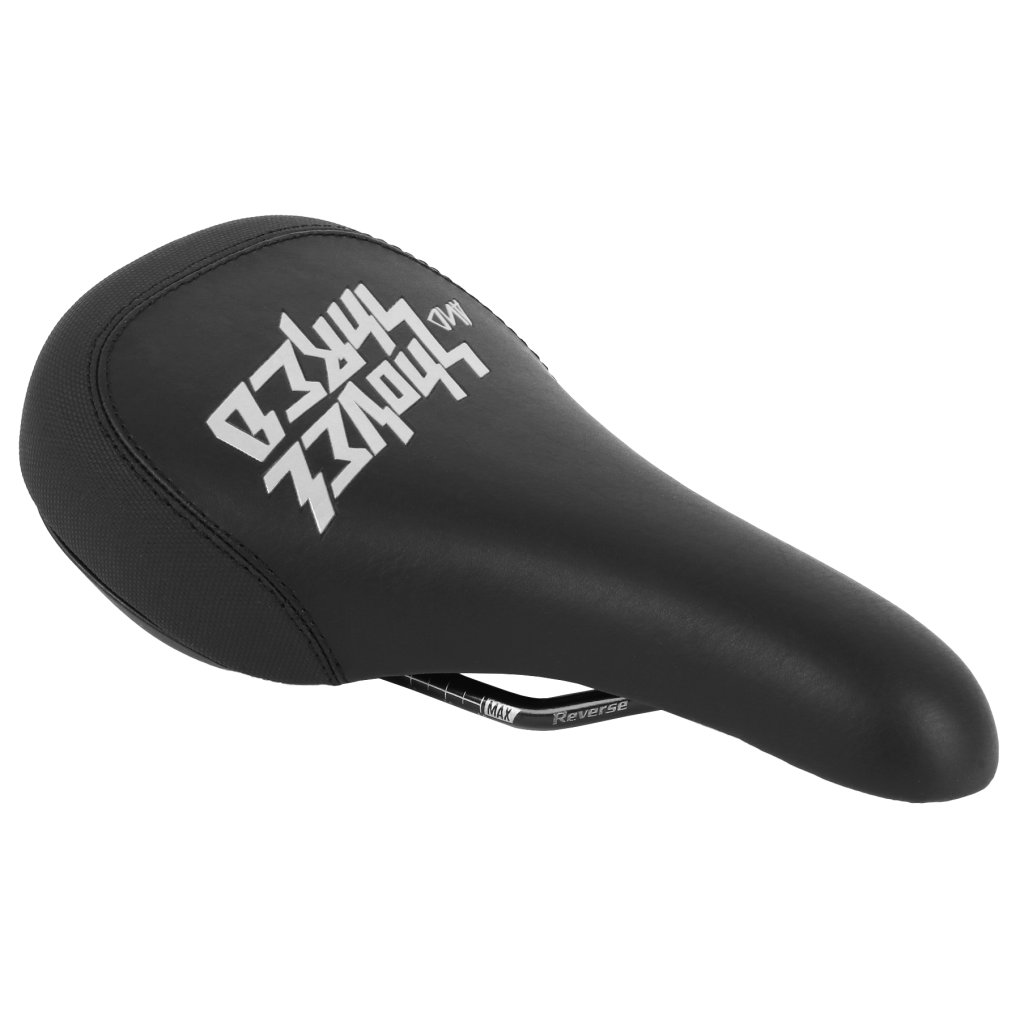 Reverse Components Nico Vink Shovel and Shred Saddle - black / white / white