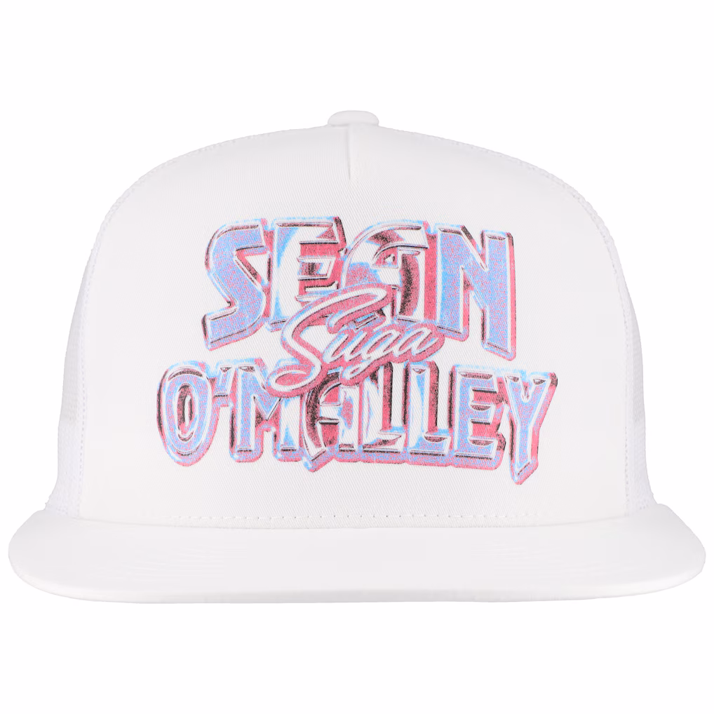 UFC White Sean O'Malley Quasar Snapback Hat