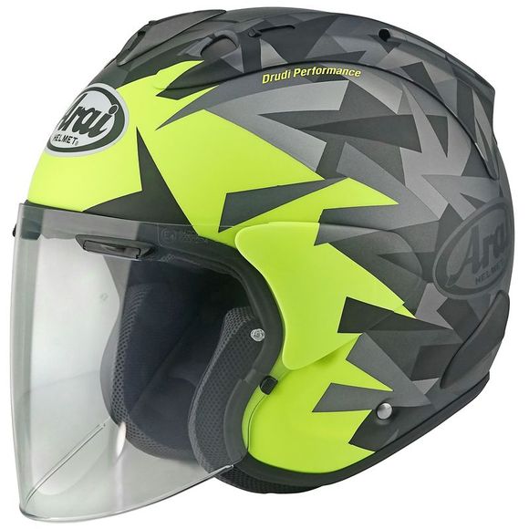Casque jet Arai SZ-R VAS EVO - MIMESIS - JauneRef : AI0586