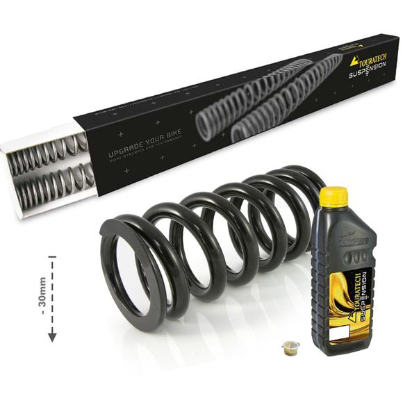 Touratech fork spring lowering kit (-30 mm) - BlackRef: Trt00744A / 01-661-5830-0