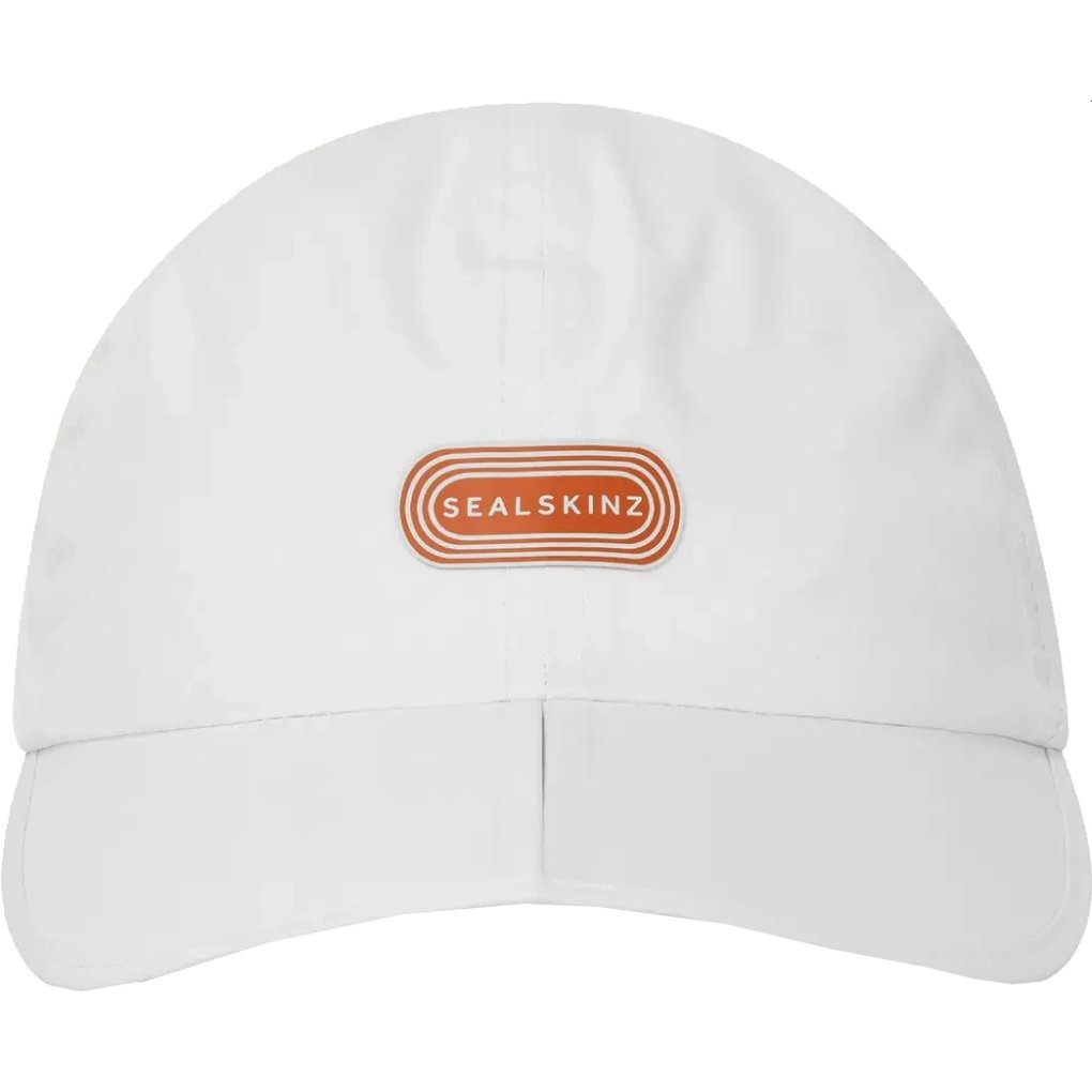 SealSkinz Wymondham Waterproof Foldable Running Cap - White