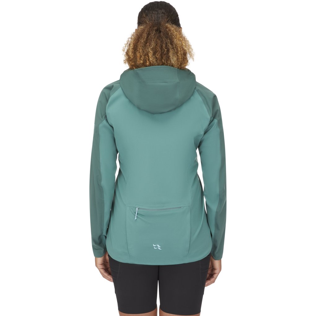 Rab Cinder Kinetic Jacket Women - eucalyptus