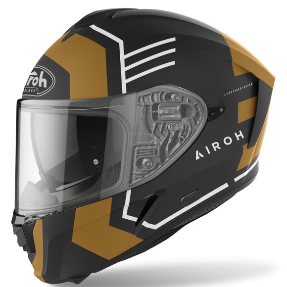 Airoh SPARK Full-Face Helmet - THRILL - MATT - Yellow / BlackRef: AR1250