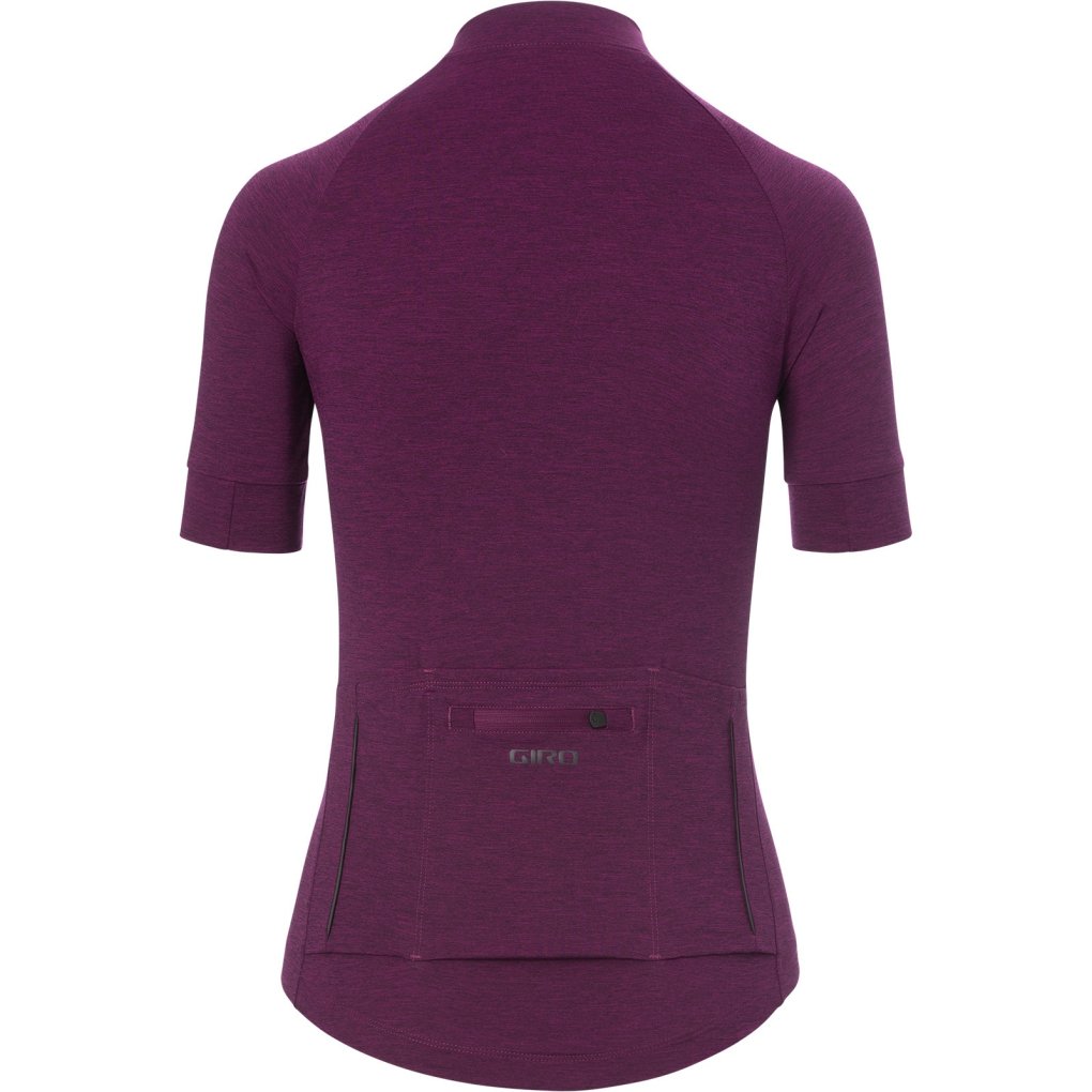 Giro New Road Short Sleeve Jersey Women - fuchsia heather