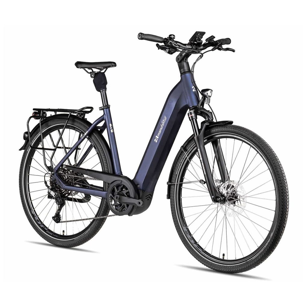 2R Manufaktur ELX 11 Wave - Electric Touring Bike - 2026 - matt blue-black / silver / titanium