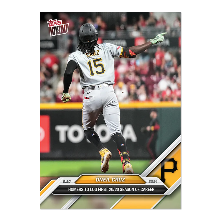 Oneil Cruz - 2024 MLB TOPPS NOW® Card 729