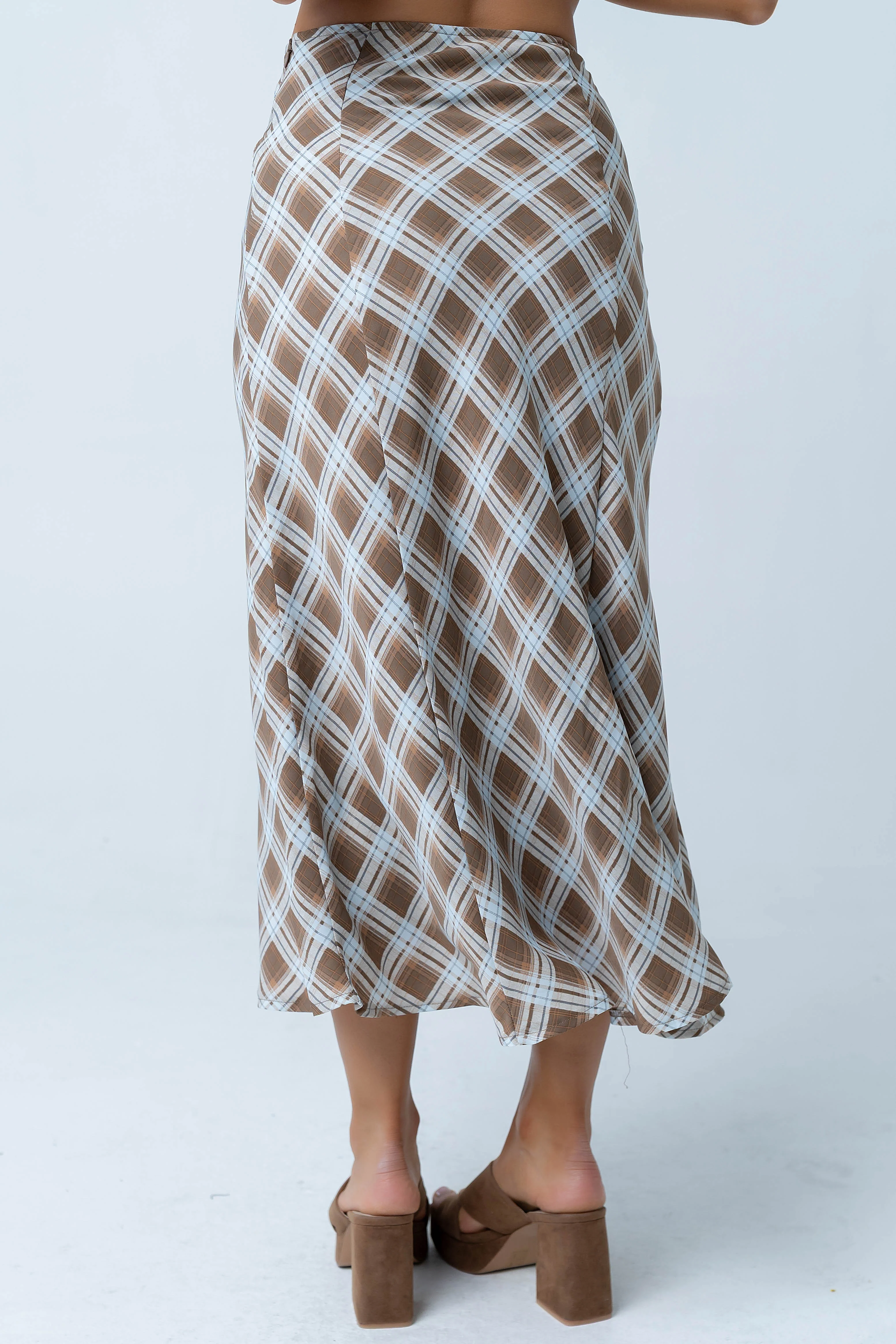 Zadie Plaid Maxi Skirt