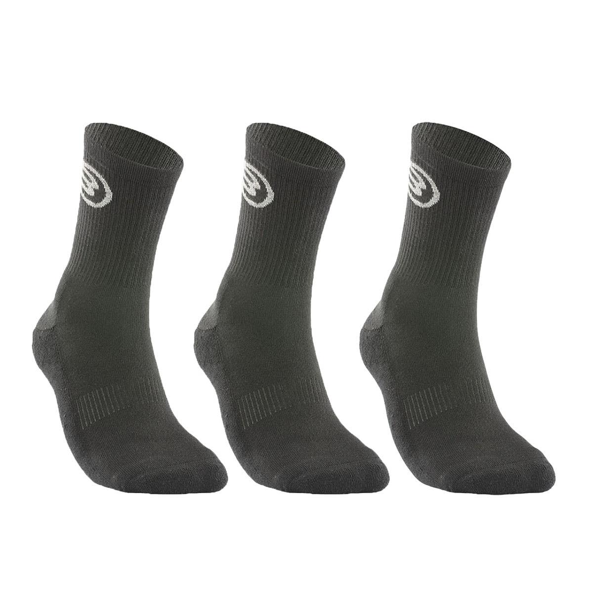 PACK 3 SOCKS BULLPADEL BP252 I BLACK