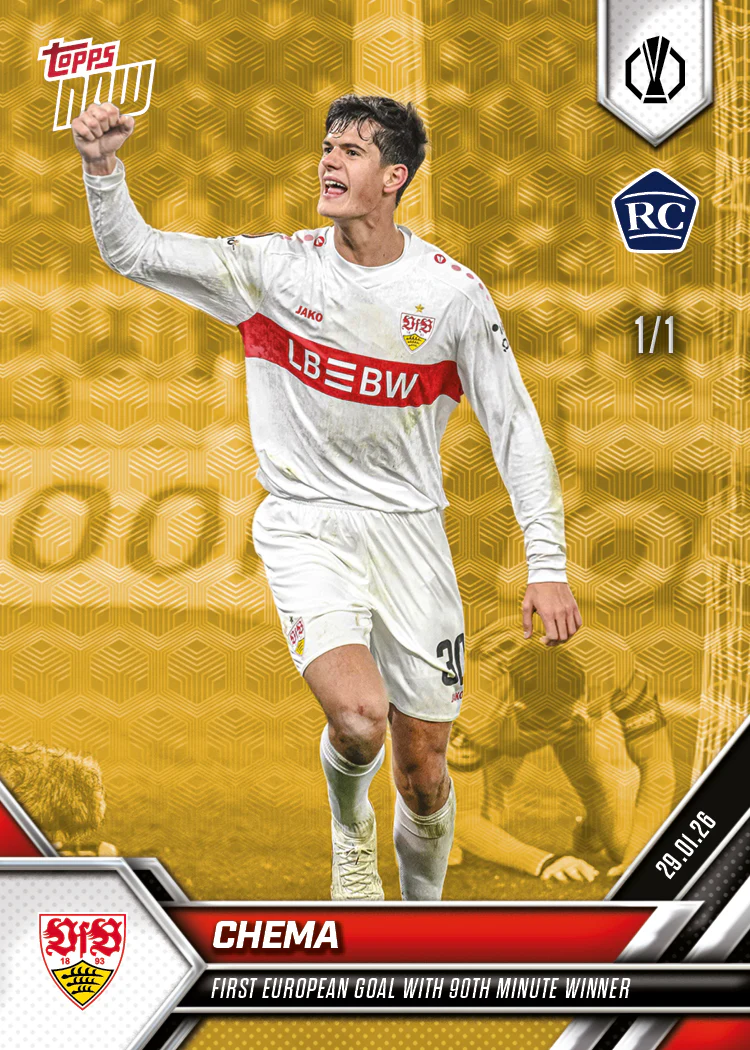 Chema - 2025-26 UEL Topps NOW® - Card 17 - PR: 444