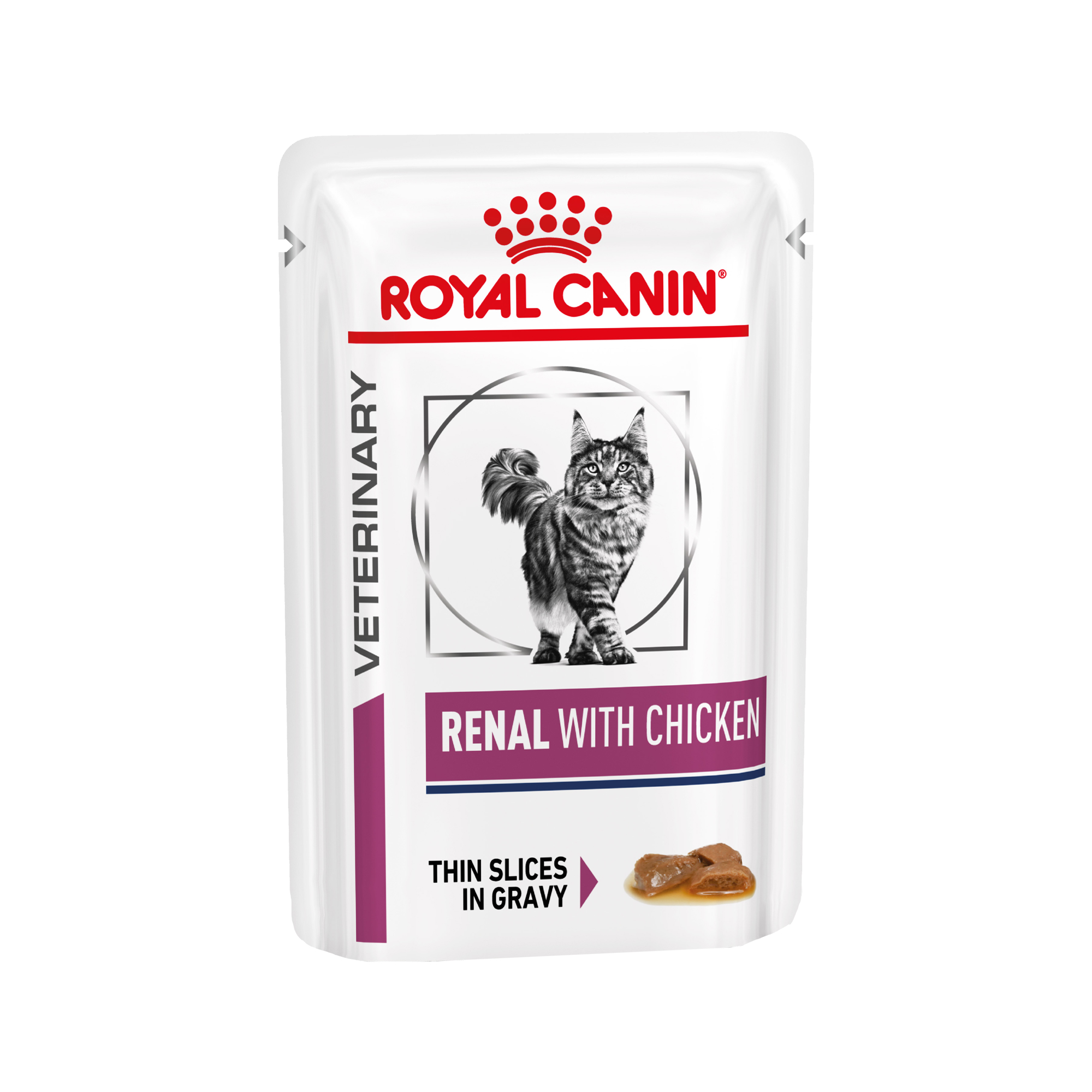 Royal Canin Renal Feline - Cat - with Beef 12 x 85g Pouches