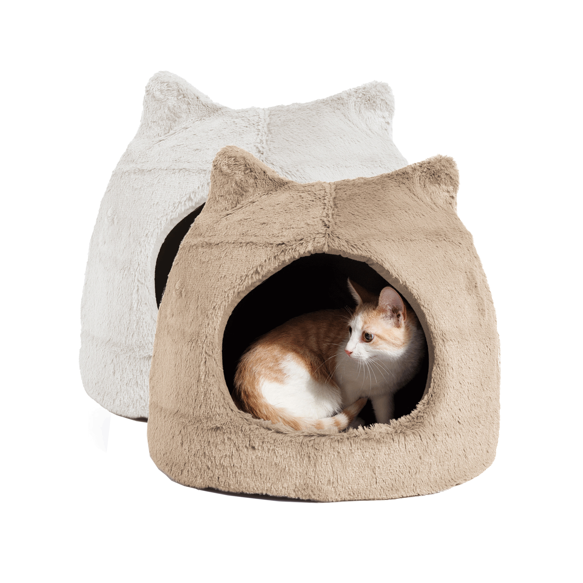 Petstages - Cat igloo Meow Hut - Ivr - 43,2 x 43,2 cm