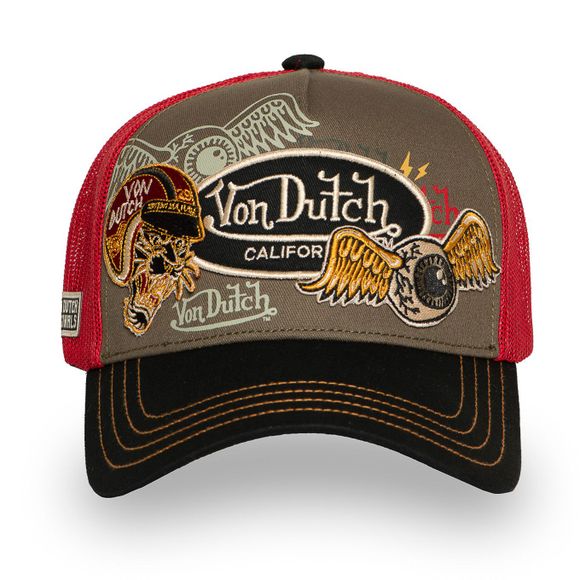 Von Dutch PATCHES Cap - BlackRef: Vdh0312/Vd/1/Ct/Patches/09