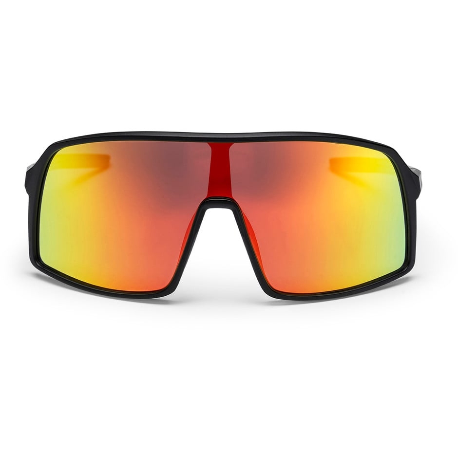 CHPO Erica Sunglasses - Black / Red Mirror