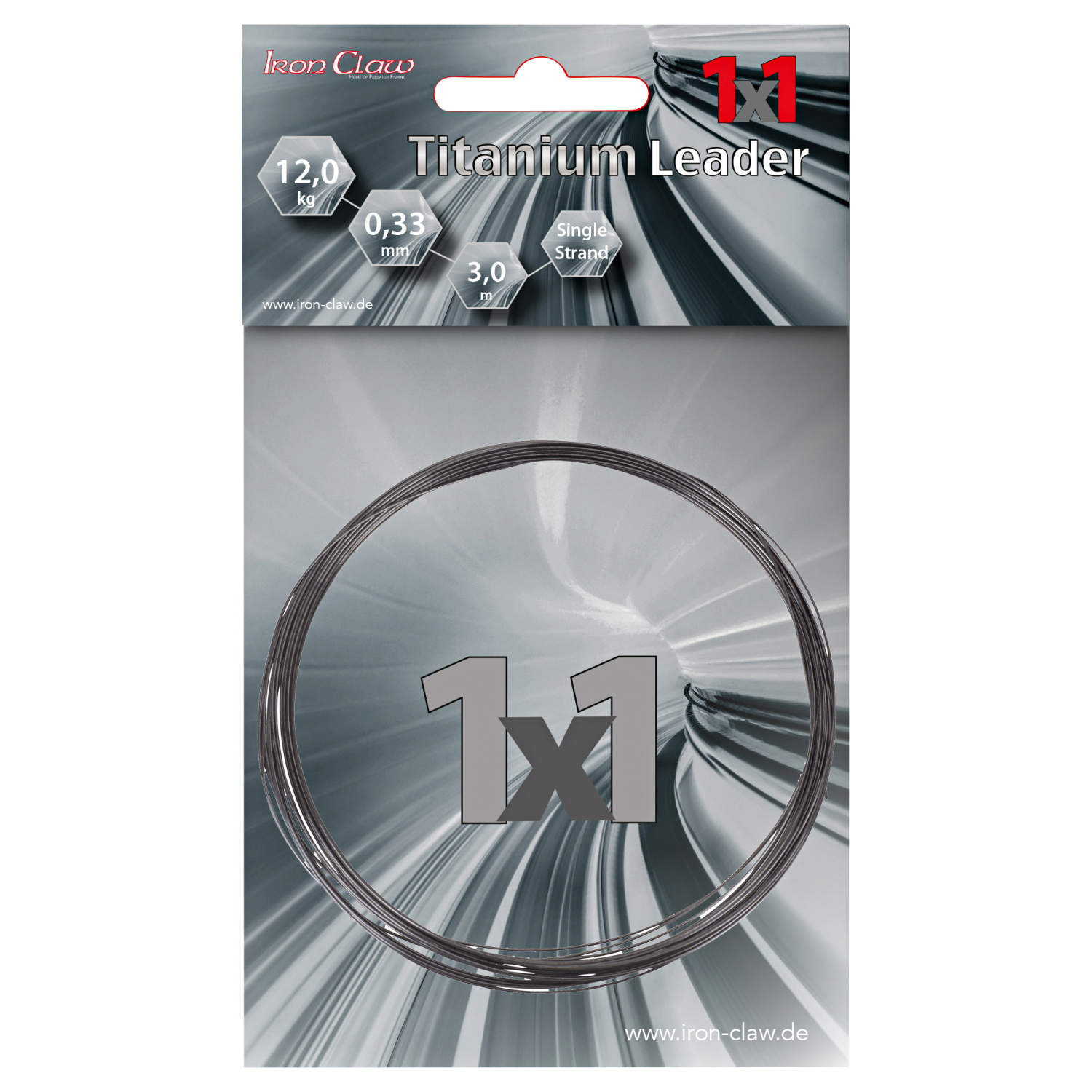 Iron Claw Titanium Leader 1x1