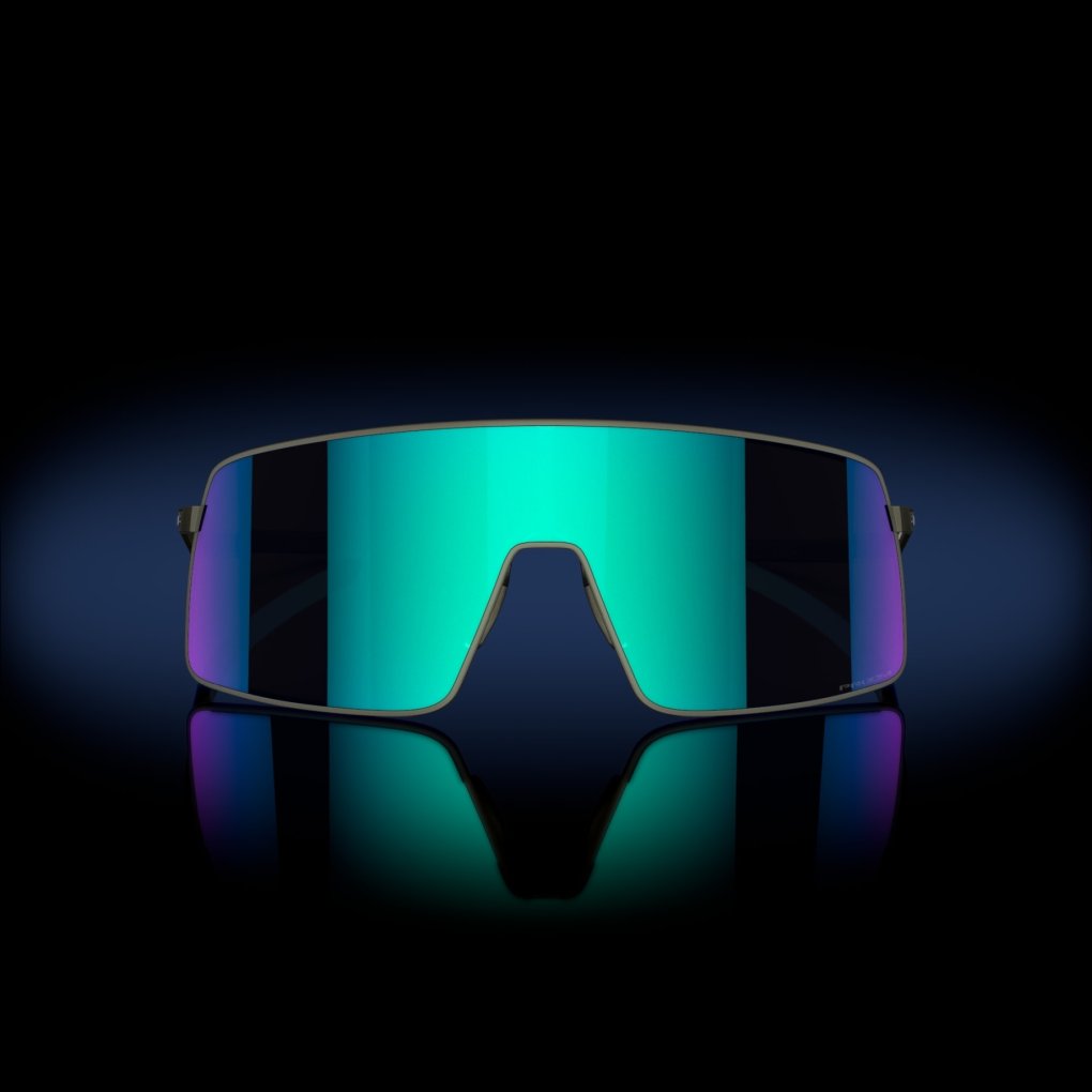 Oakley Sutro TI Glasses - Satin Lead/Prizm Sapphire - OO6013-0436