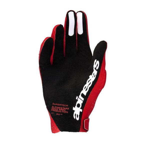 Gants cross Alpinestars SUPERTECH 2025 - Rouge / BlancRef : AP4003
