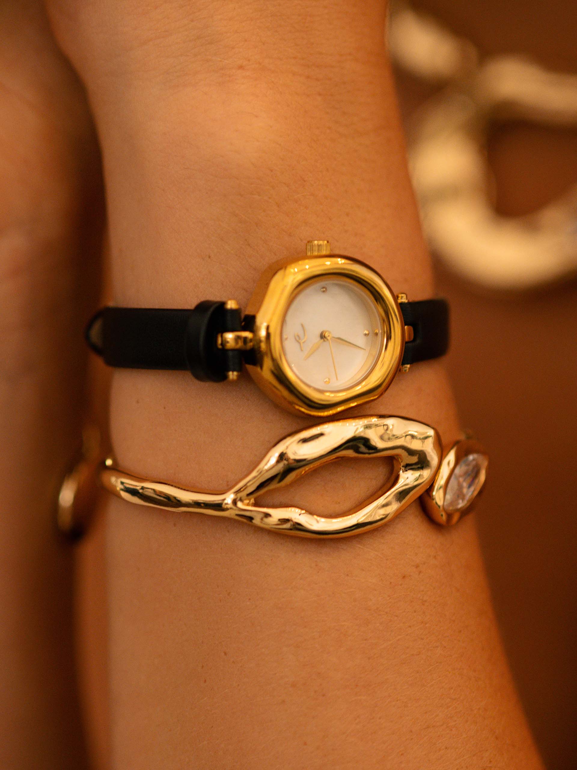 Molten Marquise Cuff