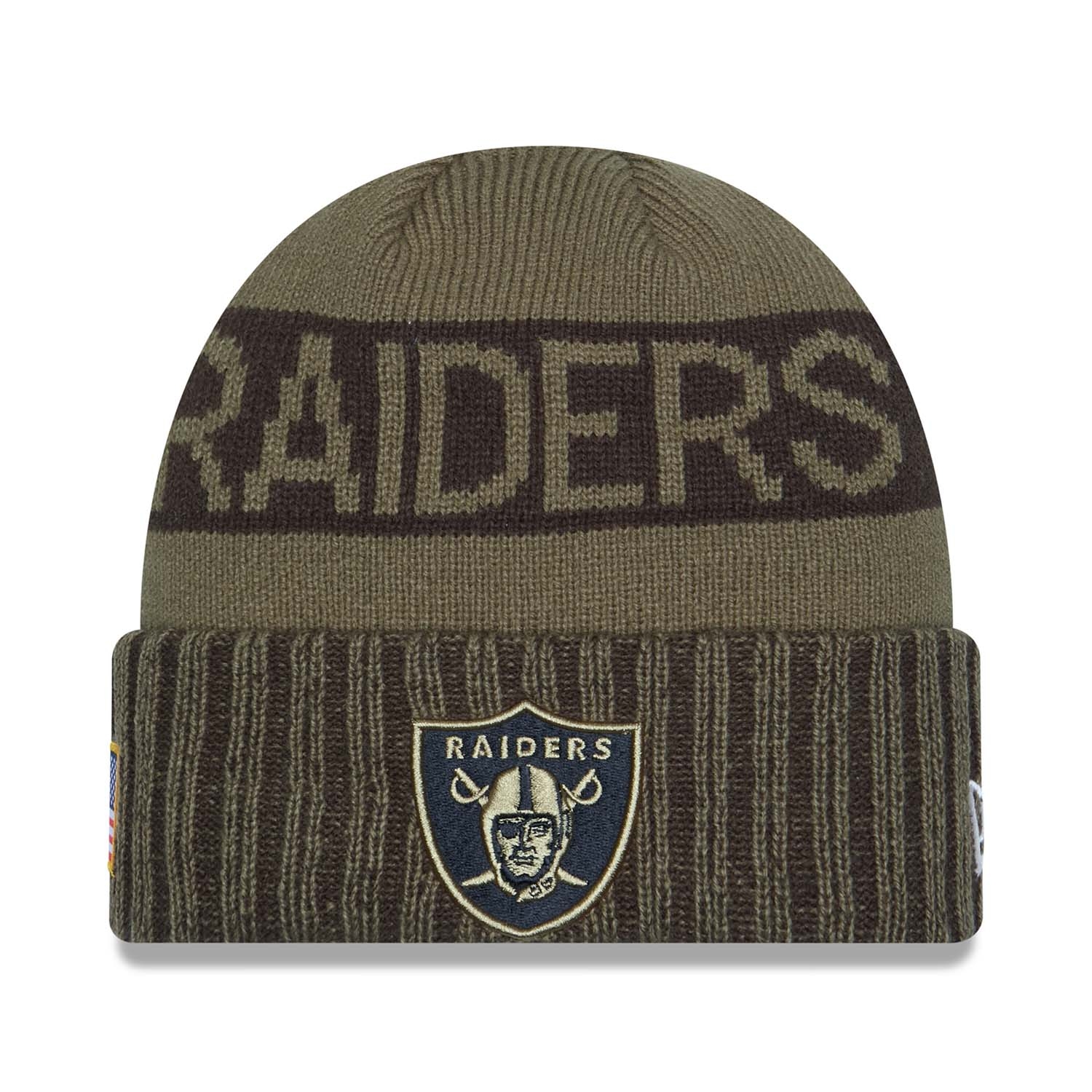 Las Vegas Raiders 2025 NFL Salute to Service New Era Sport Knit