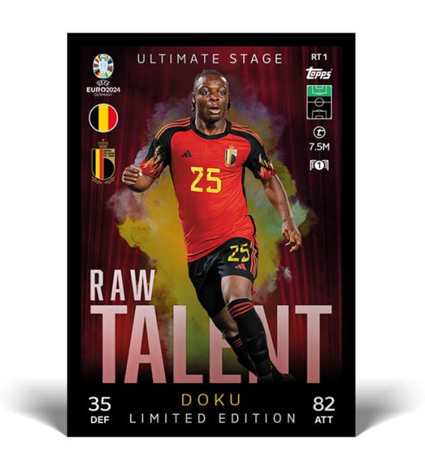Topps EURO 2024 Match Attax Trading Cards - Booster Tin Set