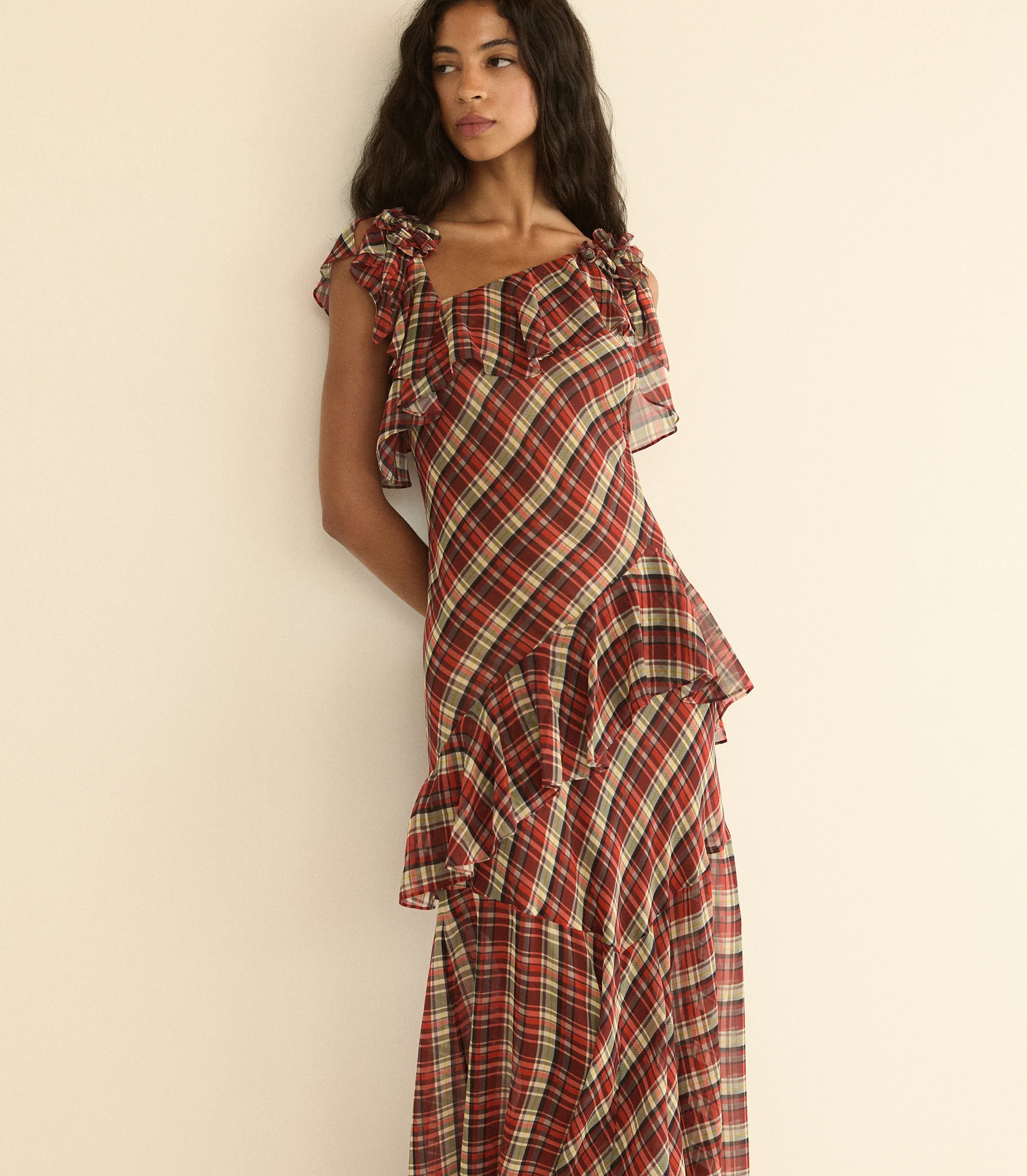 Fernanda Maxi Dress - Rosemere Plaid