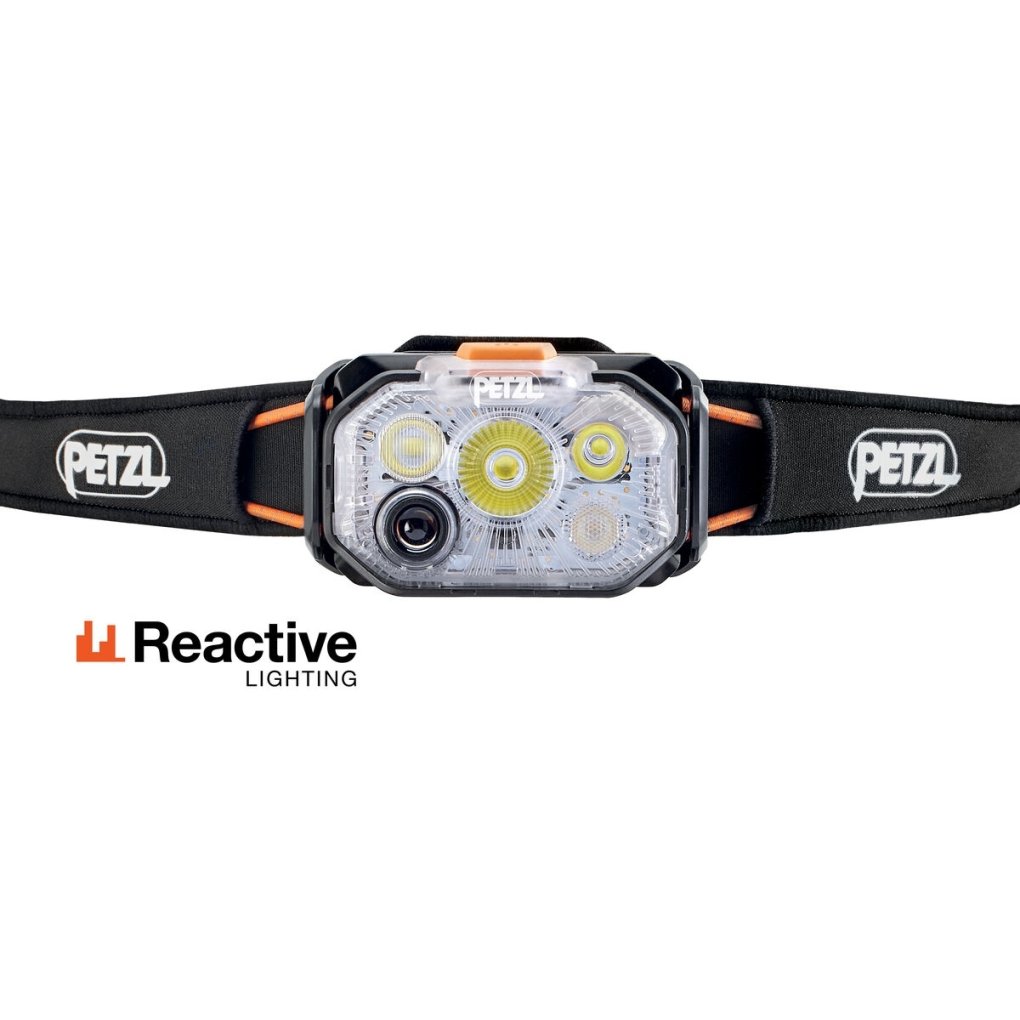 Petzl Swift RL Headlamp - black/orange