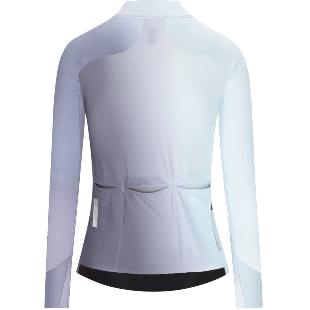 Q36.5 Gregarius Hybrid Big Fade Long Sleeve Jersey Women - grisaille blue