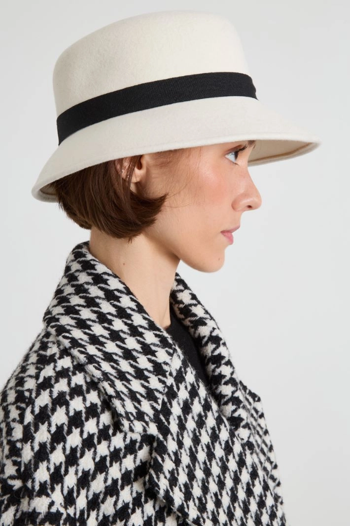 Wool hat - CREAM