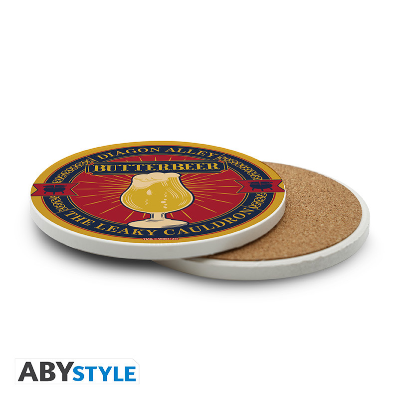 HARRY POTTER Ceramic Coasters Butterbeer