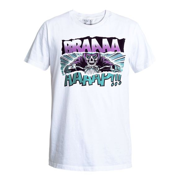 John Doe Braaaap V2.0 - White Short sleeve T -shirtsRef: JDE0279
