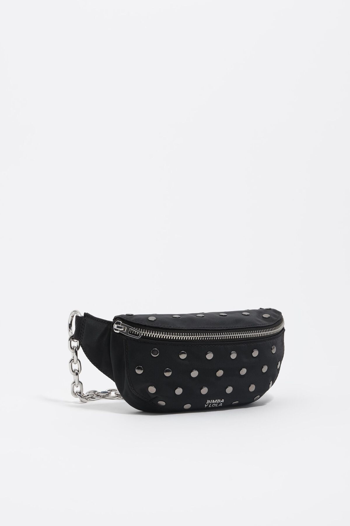 Black nylon bumbag