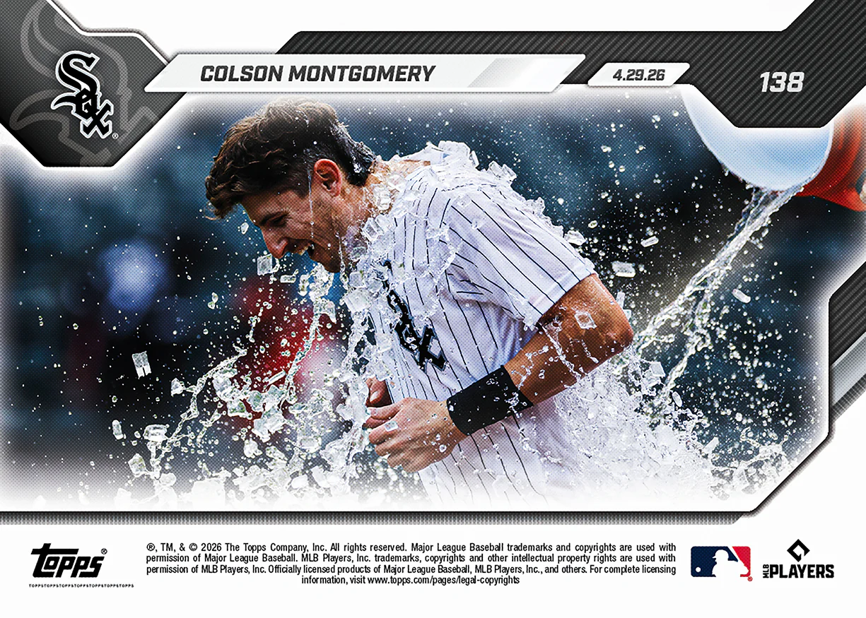Colson Montgomery - 2026 MLB Topps NOW® - Card 138