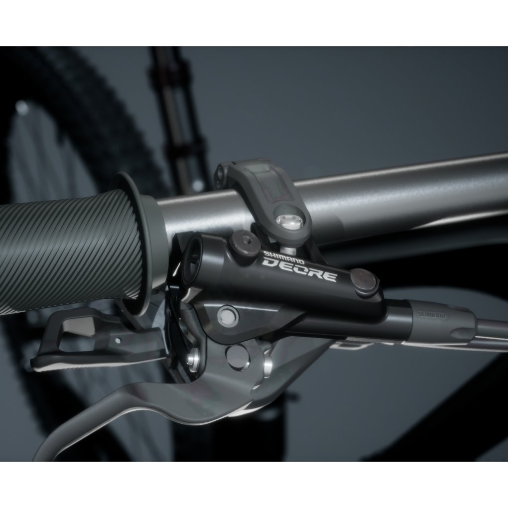 Shimano Deore BL-M6100 Hydraulic Disc Brake Lever - I-Spec EV - left - Deore Logo