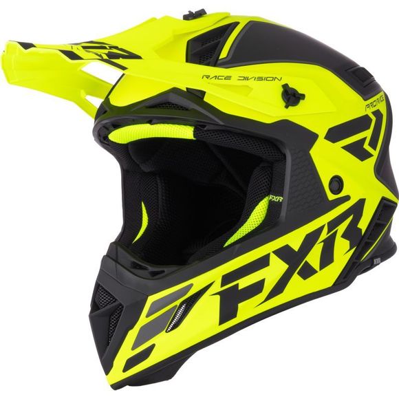 Casque cross FXR HELIUM 2026 - Jaune / NoirRef : FXR1758