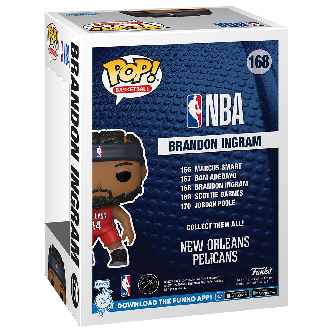 Funko POP! #168 Brandon Ingram New Orleans Pelicans Vinyl NBA Figure